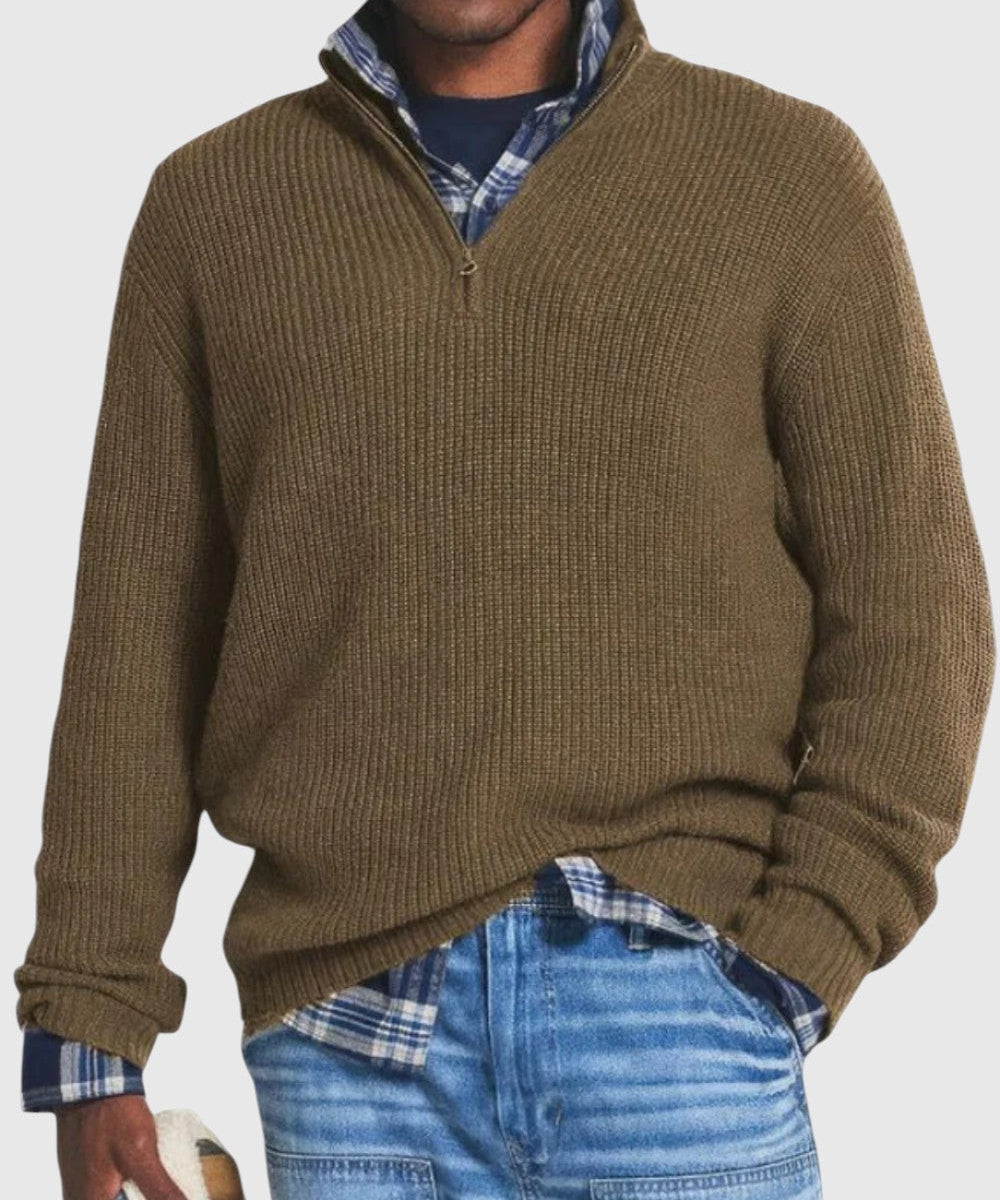 Libuše- Svetr s zipem Diego