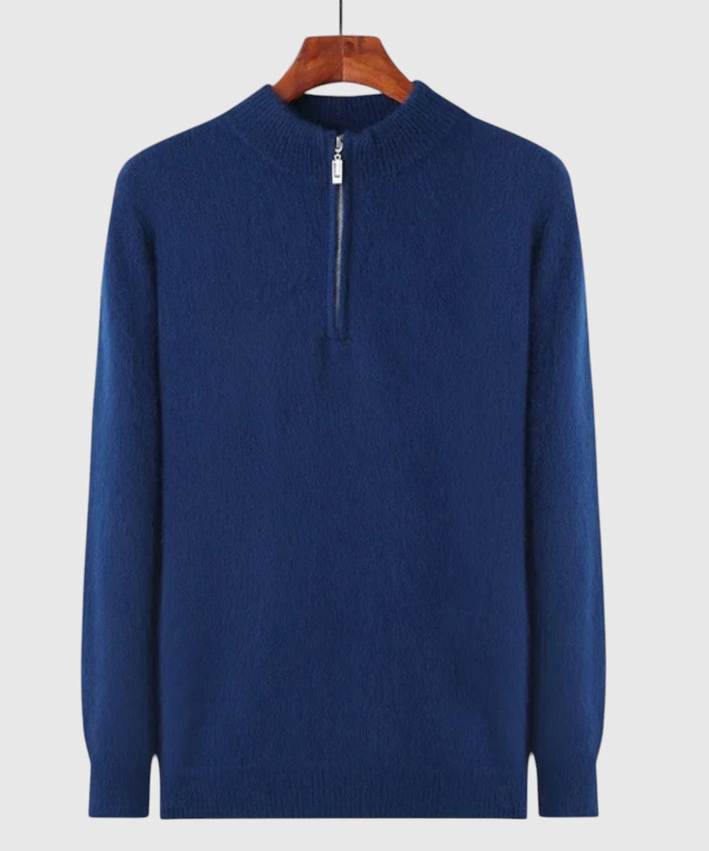 Libuše- Kardigan z kašmíru Genève se zipem