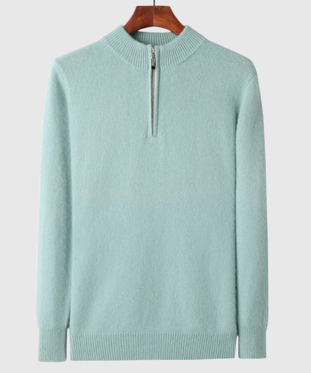 Libuše- Kardigan z kašmíru Genève se zipem