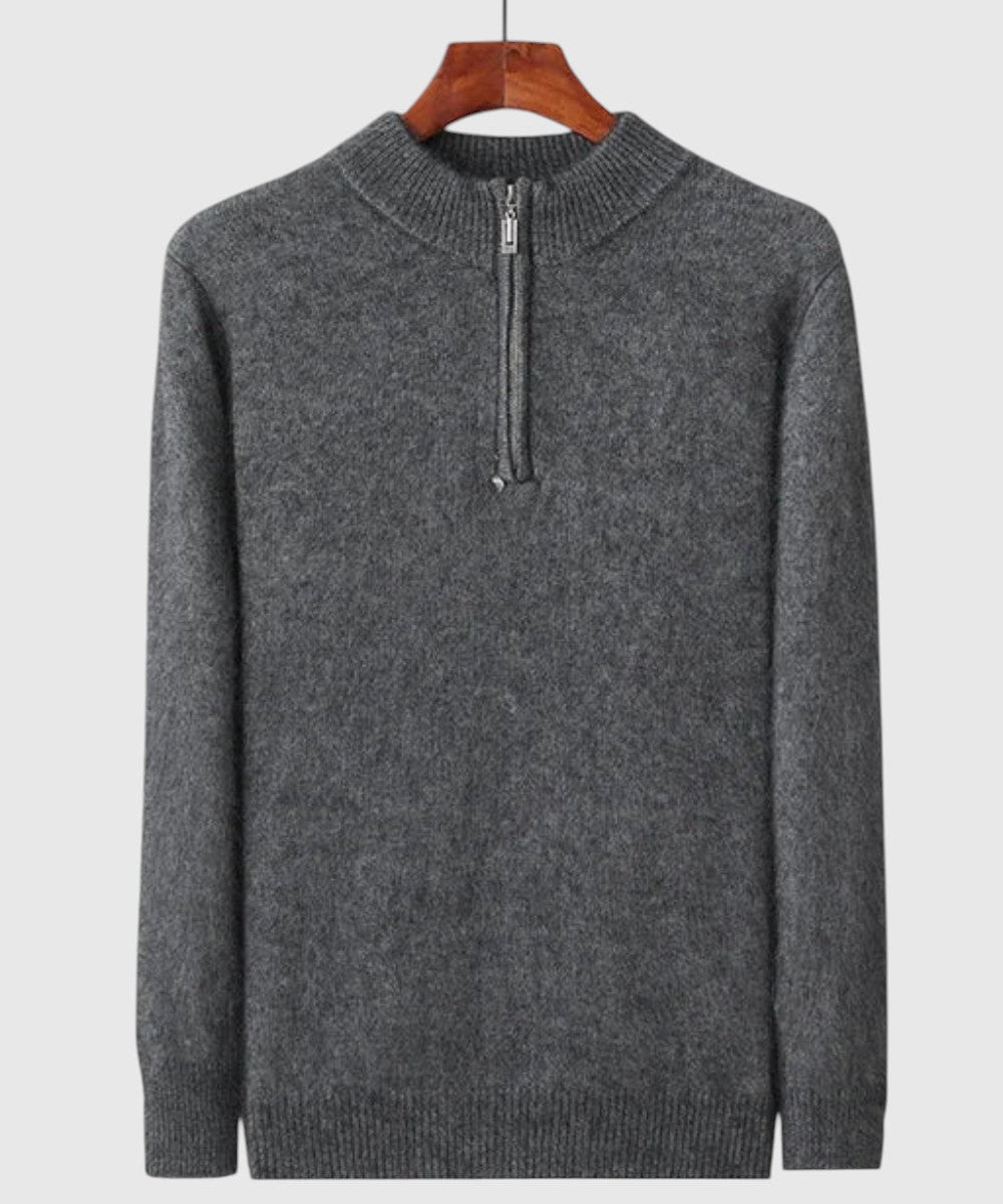 Libuše- Kardigan z kašmíru Genève se zipem